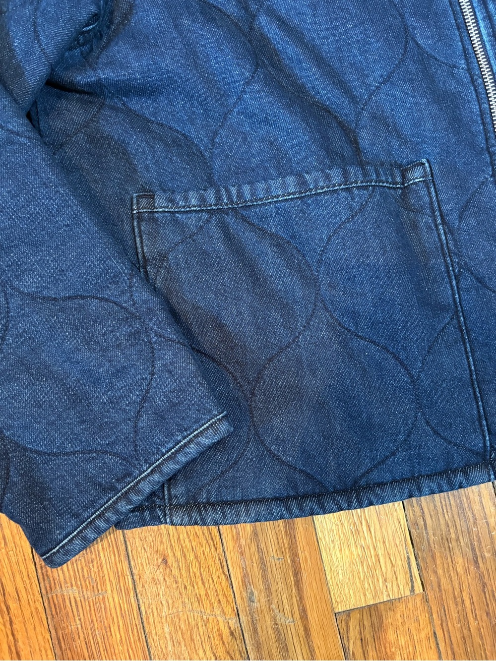 Madewell Quilted Denim Jacket - Women’s Size Medium - Picture 4 of 8